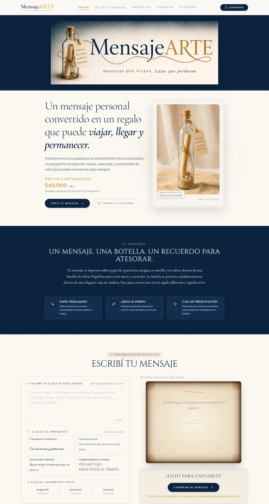 Captura de MensajeARTE